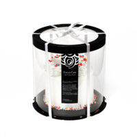 6" Vanilla Confetti Cake -white - Image 2