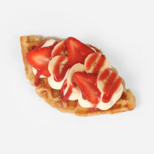 Strawberry Banana Croffle